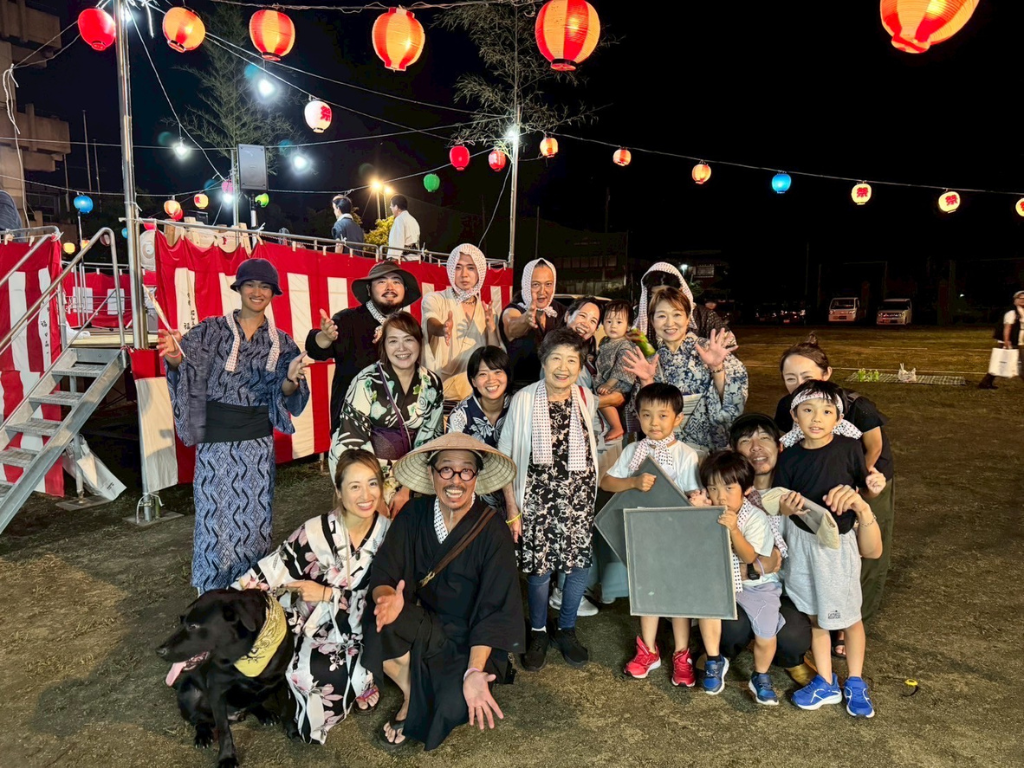 田万里町の盆踊りに今年も参加しました