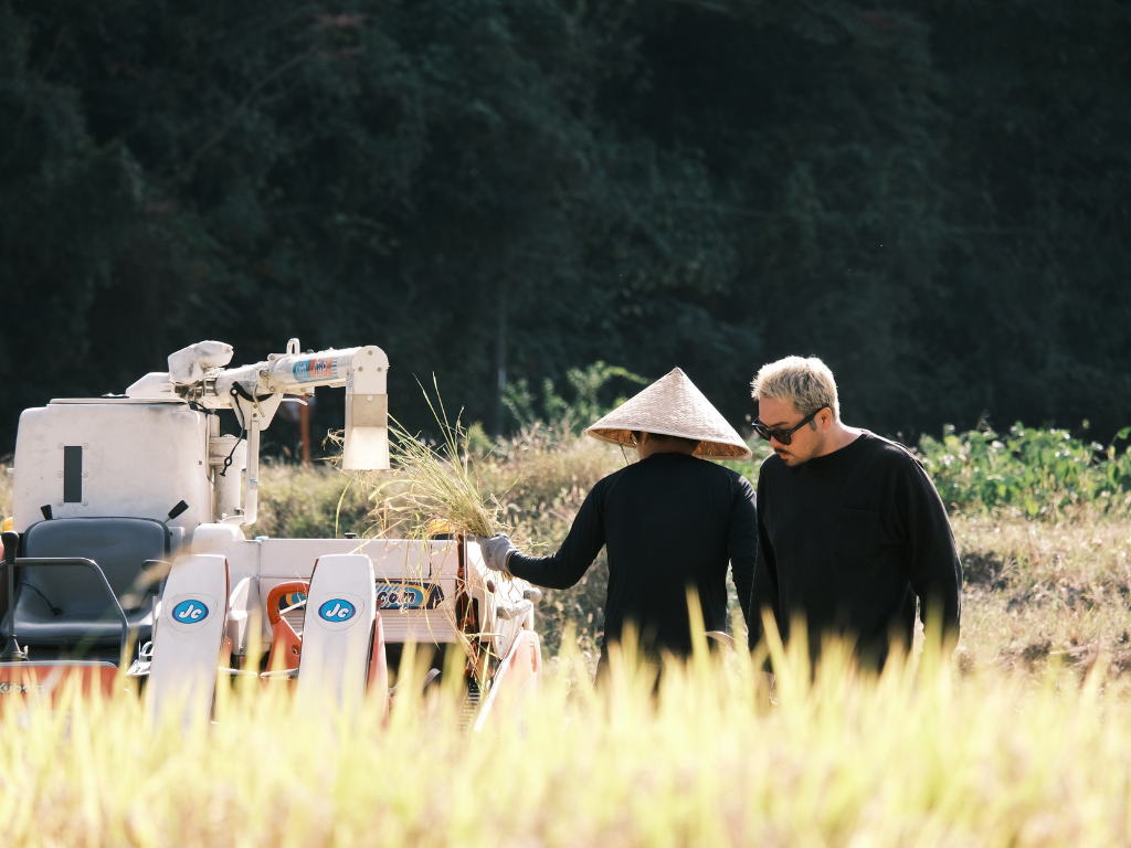田万里の風景 Vol.1【二十四節気「霜降（そうこう）」】先日稲刈りを行いました